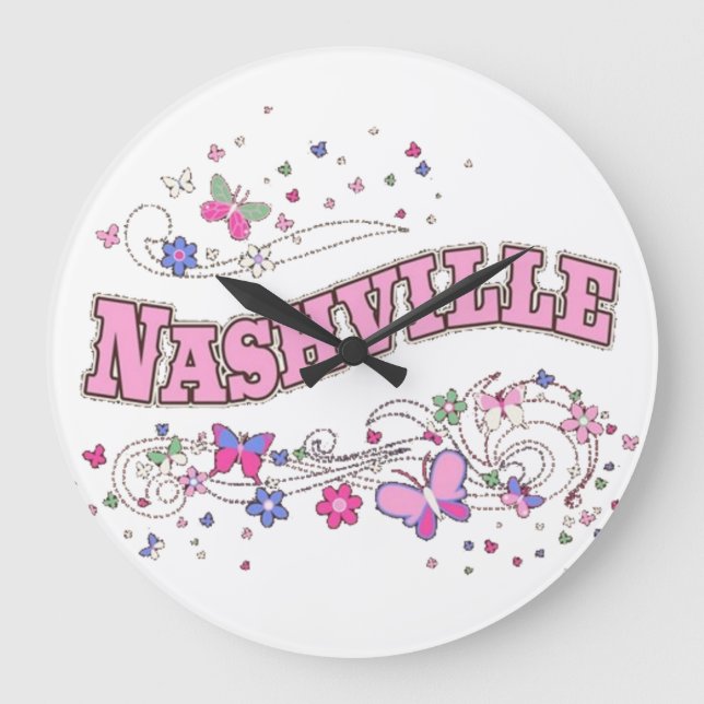 Nashville Tennesse Wall Clock (Front)