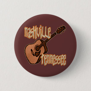 NASHVILLE TENNESSEE 6 CM ROUND BADGE
