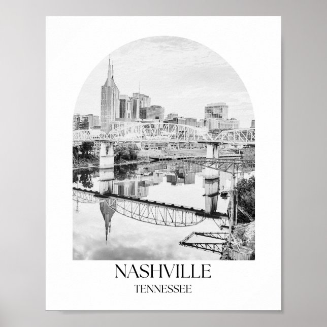 Nashville Tennessee Arch Photo Print (Front)