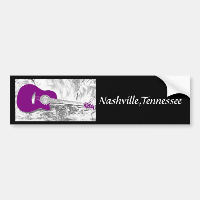 Nashville,Tennessee Bumper Sticker (Front)