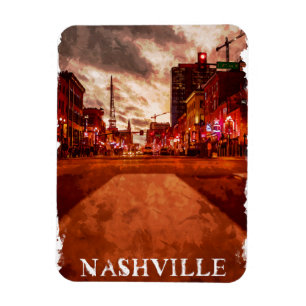 Nashville Tennessee  City View Magnet
