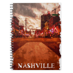 Nashville Tennessee City View Notebook