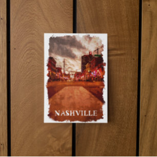 Nashville Tennessee  City View Postcard