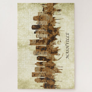 Nashville Tennessee Cityscape Jigsaw Puzzle