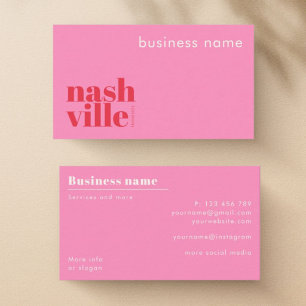 Nashville Tennessee company Business Card