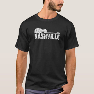 Nashville Tennessee Country Music  Retro Guitar Pl T-Shirt