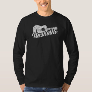 Nashville Tennessee Country Music Retro Guitar Pla T-Shirt