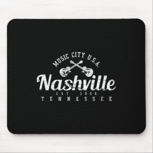 Nashville Tennessee Country Music Usa Shirt Gift  Mouse Mat
