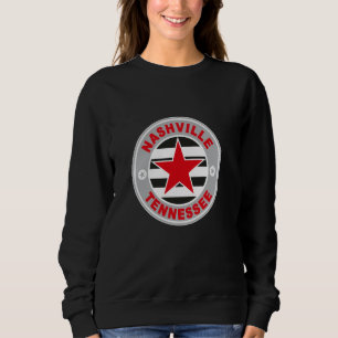 Nashville Tennessee Country Western Music USA Star Sweatshirt