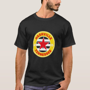 Nashville Tennessee Country Western Music USA Star T-Shirt