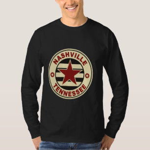 Nashville Tennessee Country Western Music USA Star T-Shirt