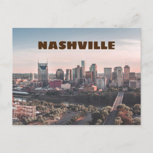 Nashville, Tennessee downtown skyline Postcard