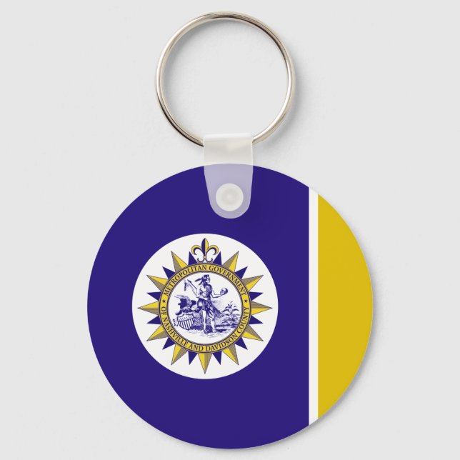 Nashville (Tennessee) flag Keychain (Front)