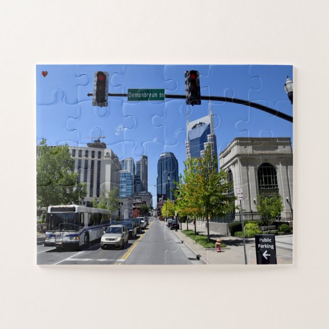 Nashville Tennessee Jigsaw Puzzle (Horizontal)