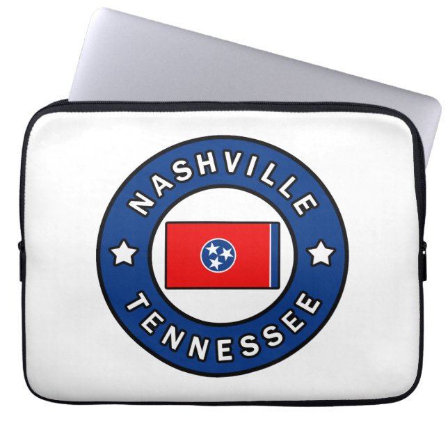 Nashville Tennessee Laptop Sleeve (Front)