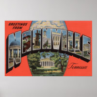 Nashville, Tennessee - Large Letter Scenes 2
