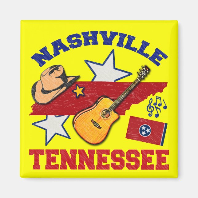 Nashville, Tennessee Magnet (Front)