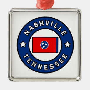 Nashville Tennessee Metal Tree Decoration