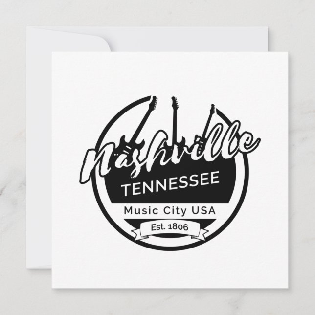 Nashville Tennessee Music City     (Front)