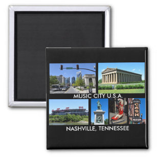 Nashville Tennessee Music City USA  Magnet