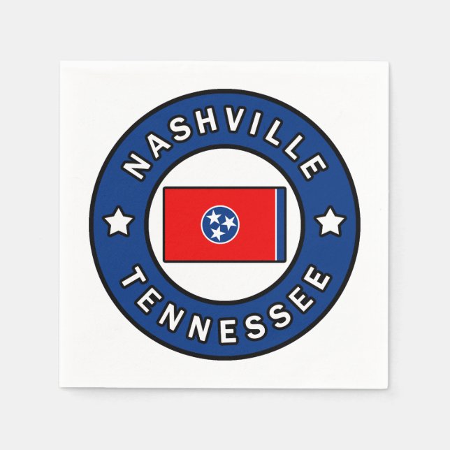 Nashville Tennessee Napkin (Front)
