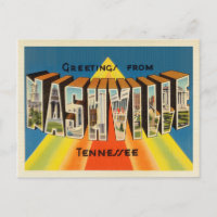 Nashville Tennessee Postcard