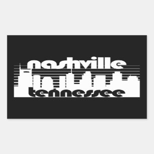 Nashville Tennessee Rectangular Sticker