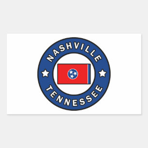 Nashville Tennessee Rectangular Sticker