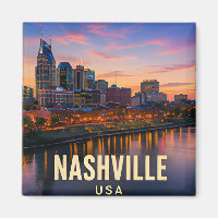 Nashville Tennessee Riverfront Travel Souvenir