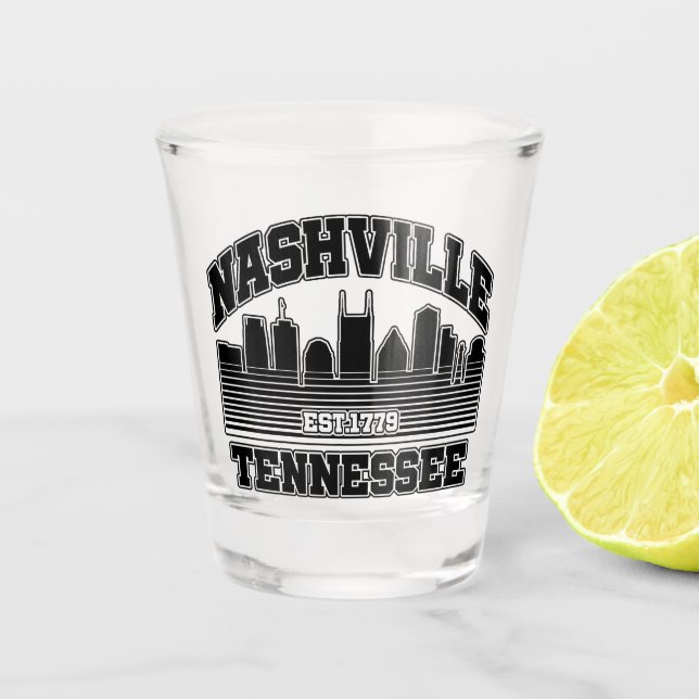 Nashville,Tennessee Shot Glass (Front)