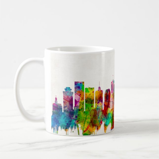 Nashville Tennessee Skyline Coffee Mug (Left)