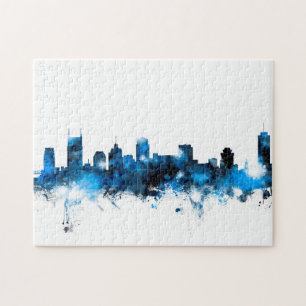 Nashville Tennessee Skyline Jigsaw Puzzle