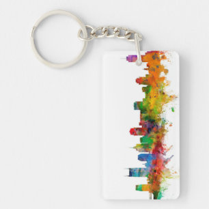 Nashville Tennessee Skyline Key Ring