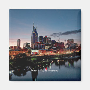 Nashville, Tennessee skyline Magnet