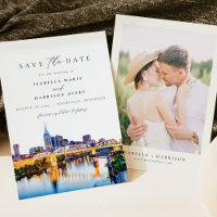NASHVILLE Tennessee Skyline Save the Date