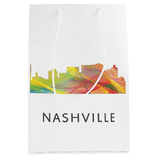 NASHVILLE, TENNESSEE SKYLINE WB1  - MEDIUM GIFT BAG (Front)