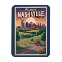 Nashville Tennessee Southern Road Travel Art