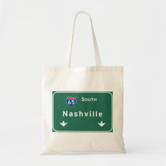 Nashville Tennessee tn Interstate Highway Freeway Tote Bag
