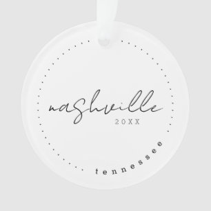 Nashville, Tennessee TN Travel United States  Ornament