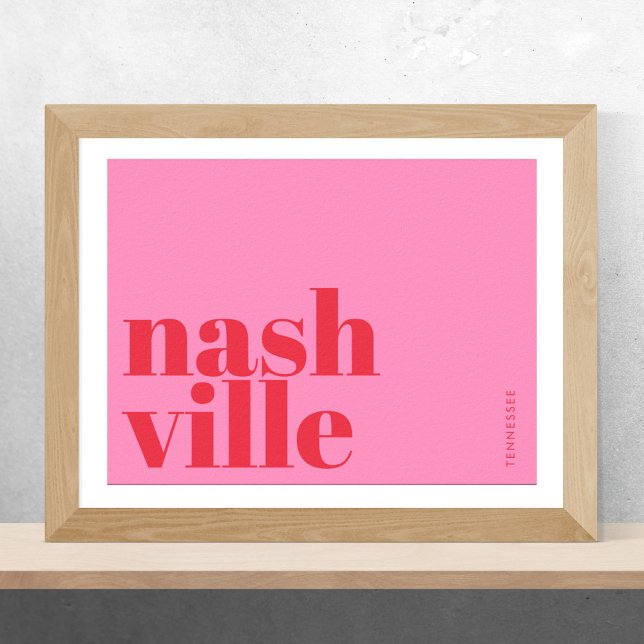 Nashville Tennessee typography  Poster (Creator Uploaded)