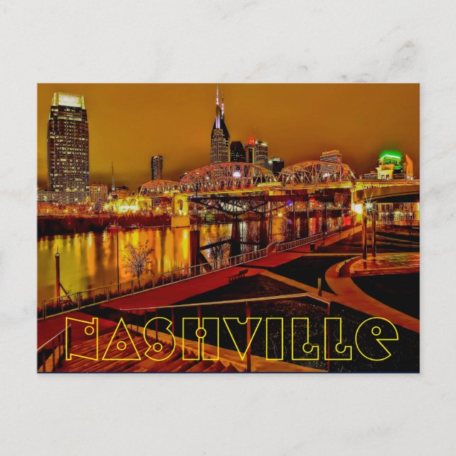 Nashville, Tennessee, U.S.A. Postcard (Front)