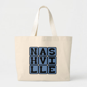 Nashville, Tennessee United States Large Tote Bag