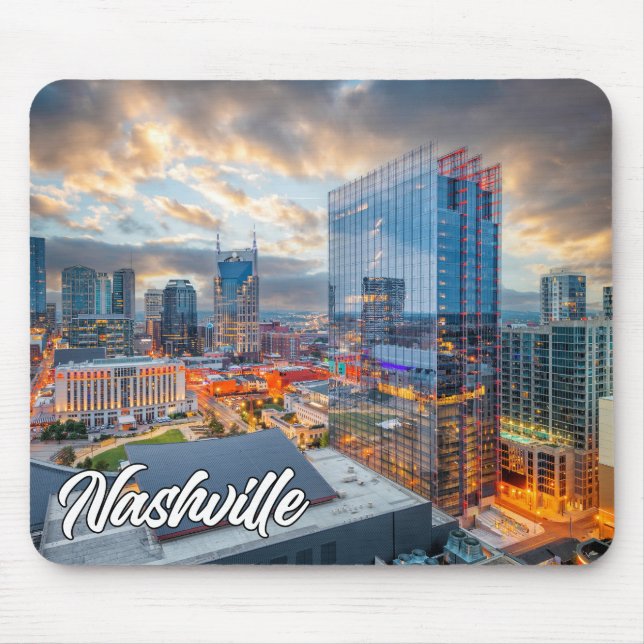 Nashville, Tennessee, United States Mouse Mat (Front)