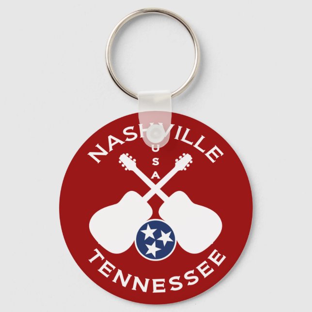 Nashville, Tennessee USA Key Ring (Front)