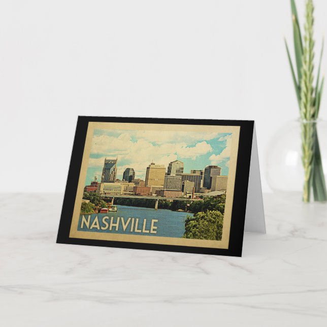 Nashville Tennessee Vintage Card (Front)