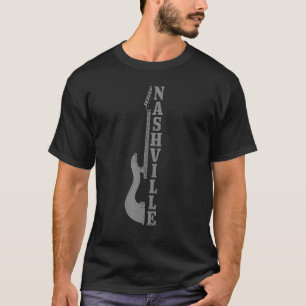 Nashville Tennessee Vintage Country Music City Gui T-Shirt
