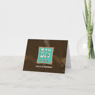 Nashville Thank You Card: Turquoise