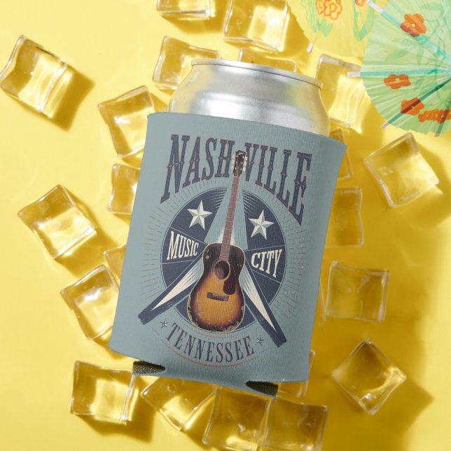 Nashville, TN - Music City USA Can Cooler (In Situ Summer)