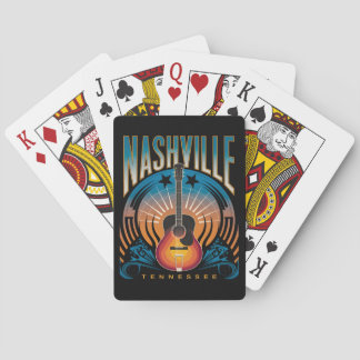 Nashville, TN - Music City USA Playing Cards
