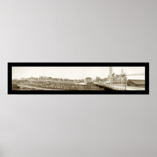 Nashville, TN Railroad Photo 1905 Poster